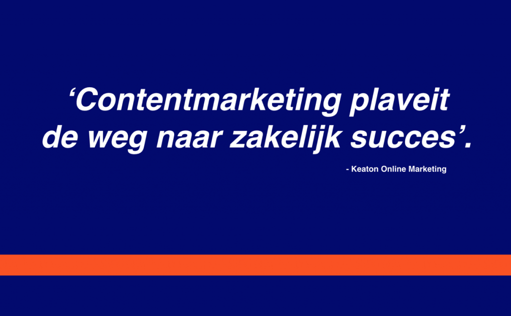 Contentmarketing succes