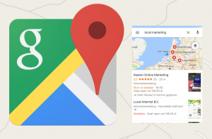 Scoor hoog in Google maps