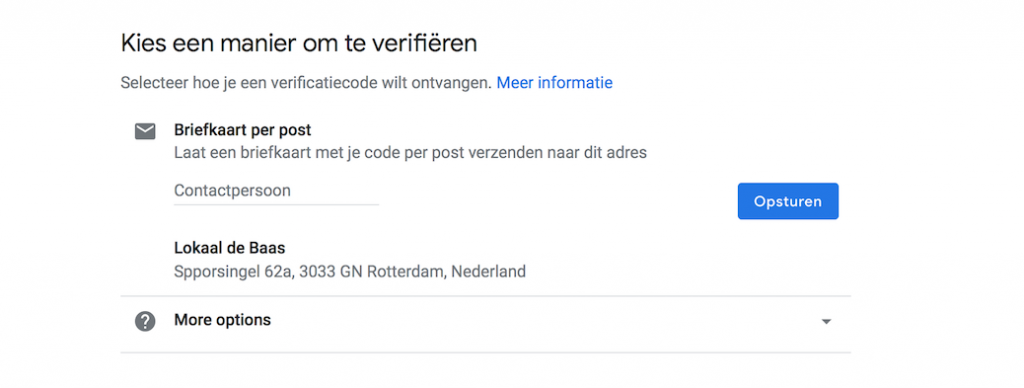 Google Mijn Bedrijf Verifiëren